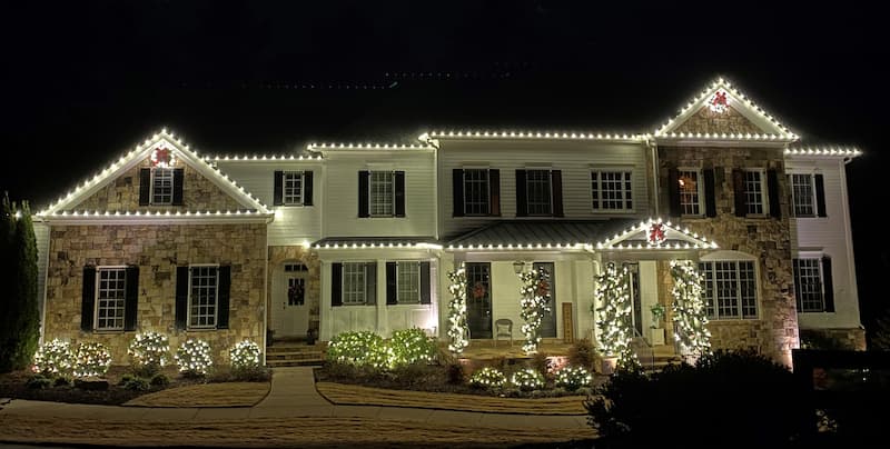 Christmas lights in milton ga
