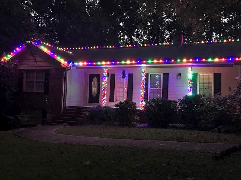 Christmas lights installation in snellville ga