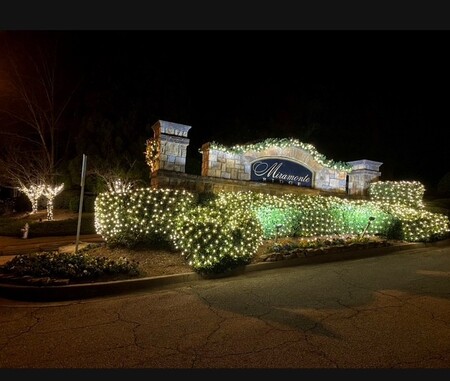 Christmas light installation in the atlanta lawrenceville area